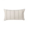 Almohadón Artesanal Tajy 30x50 cm - Pilar Crudo/Beige