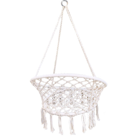 HAMACA COLGANTE ACERO-Y-POLIESTER NATURAL-BEIGE JAZZ