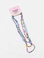COLLAR COMBINADO MOSTACILLAS X 3 MULTICOLOR