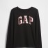 V-FRCH LS LOGO TEE BLACK 18