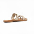 Sandalia CUERO CAMEL OFF WHITE