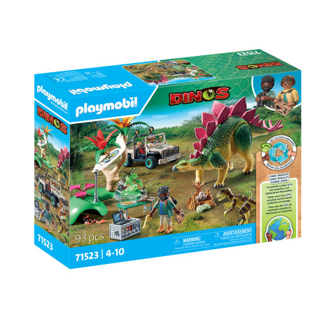 Campamento de Investigación Dinosaurio Playmobil 93 Piezas U