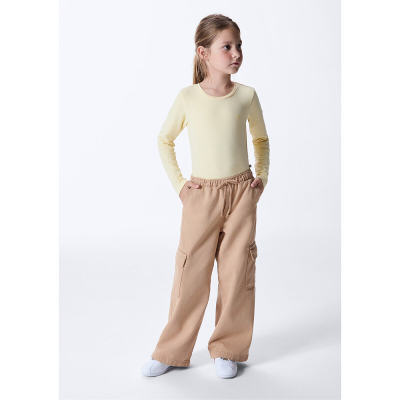 BLUSA ML FEM AMARELO CLARO