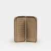 Billetera Denisse en cuero graneado Taupe