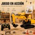 Excavadora a Control Remoto con Luz y Sonido 36 cm AMARILLO