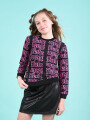 BUZO ESTAMPADO MIX FUCSIA