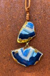 Cracked Necklace Azul