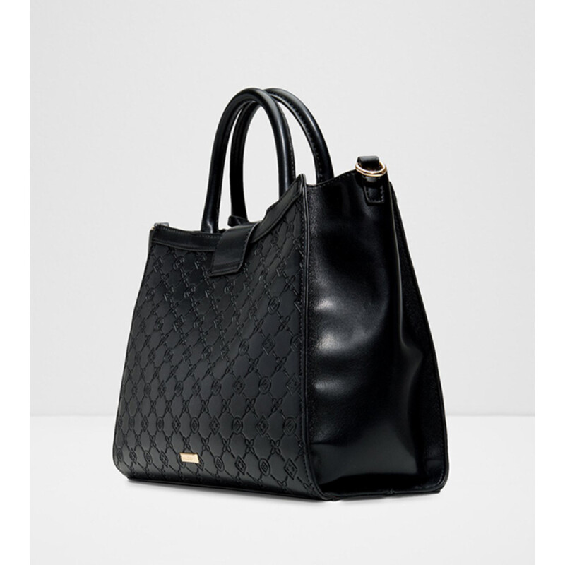 CRELALLY BLACK SYNTHETIC BLACK