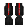 Sparco Alfombra Juego Completo Negro Rojo