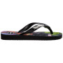 Sandalias Havaianas K Top Marvel Ii FC Niños Negro