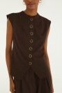 CHALECO SASTRERO Marron