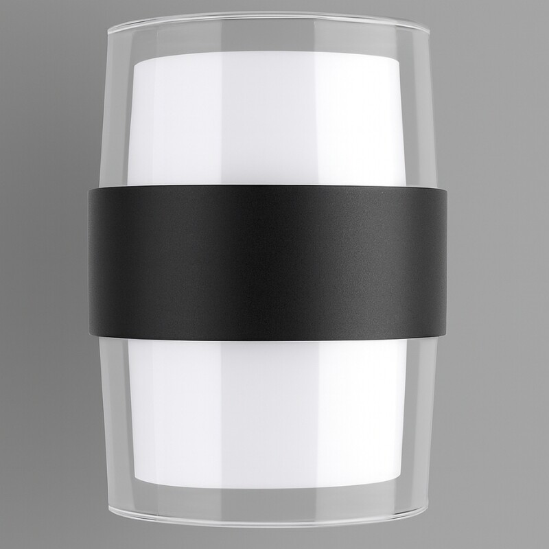 ARTEFACTO EXTERIOR LERMA PARA ADOSAR EN PARED BIDIRECCIONAL 10W Aplique LED Exterior Lerma Bidireccional 10W Negro