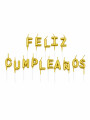 VELAS FELIZ CUMPLEAÑOS DORADO