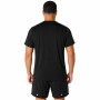 Polo Running Asics Silver SS Top Hombre Performance Black