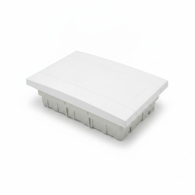 Tablero 12 Módulos de Embutir Tablero 12 Módulos de Embutir Blanco