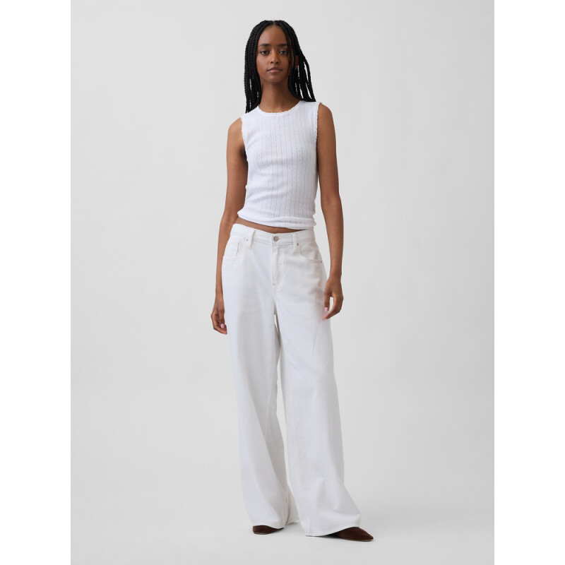 SL POINTELLE SHELL FRESH WHITE