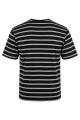 Remera O'Neill Textured Stripe Crew Negro