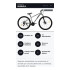 Bicicleta MTB BKE-I-29-LG Randers Kawill R29 21v Negro Gris Bicicleta MTB BKE-I-29-LG Randers Kawill R29 21v Negro Gris