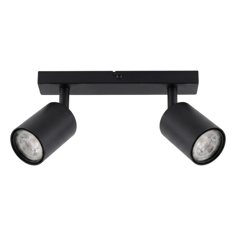 AASOL20 Luminaria de Techo Leticia Doble Negra