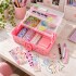 Set 1200 piezas Con Valija Para Hacer Pulseras Collares Llaveros Stickers para Niñas o Niños IMBACK Set 1200 piezas Con Valija Para Hacer Pulseras Collares Llaveros Stickers para Niñas o Niños IMBACK
