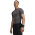 UA HG Armour Comp SS-GRN GRY-090