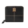 Small Leather Goods Paxtin Zip Around Black