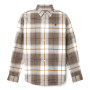 Camisa Peached Twill Check Hombre Chocolate Chip YD