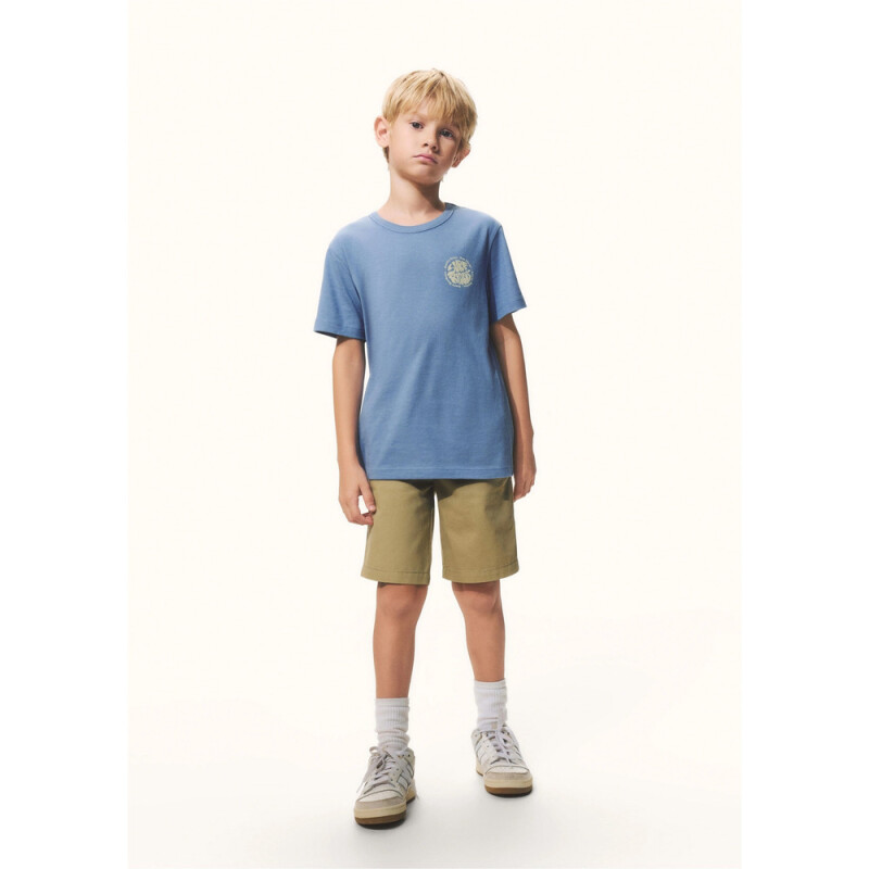 CAMISETA MM MASC AZUL MEDIO