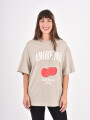 REMERA BOXARA VERDE GRISACEO
