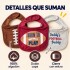 Set Baberos Para Bebé X3 Algodón Frases Surtidas Velcro Bordó 1