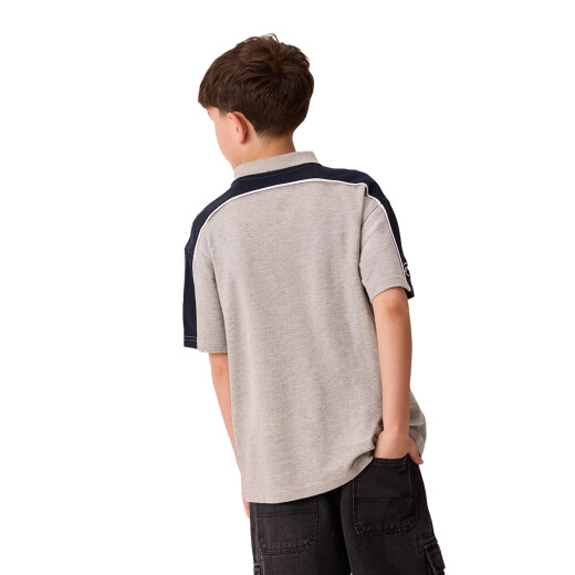 Remera Rusty de niño Polo Punta - Gris Remera Rusty de niño Polo Punta - Gris