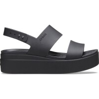 Sandalias Crocs Brooklyn Low Wedge Negro