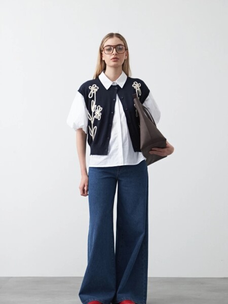 CHALECO D.CASSIN NICOLASA AZUL