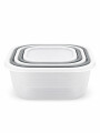 CONTENEDOR ALIMENTOS PACK X 5 MULTICOLOR.