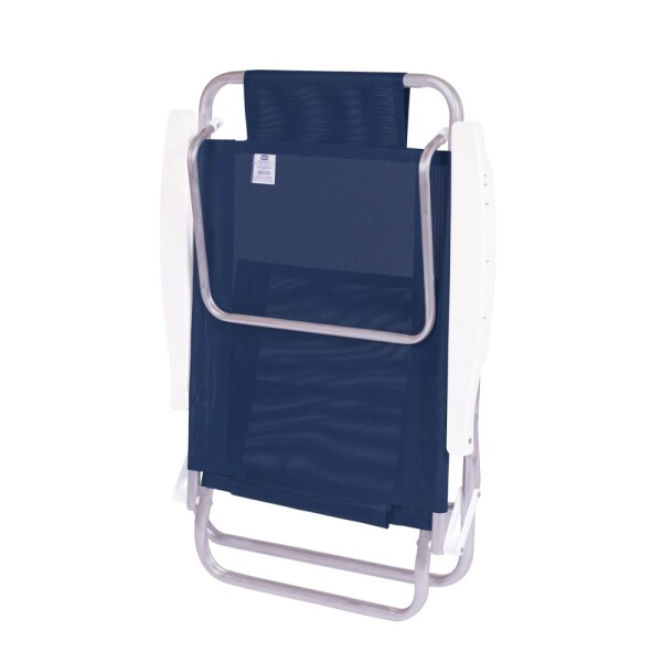 SILLA RECLINABLE 6 POSICIONES ALUMINIO SUMMER AZUL AZUL