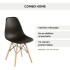 Silla Comedor Cocina Eames Muy Reforzada Premium Nórdica Negro 1