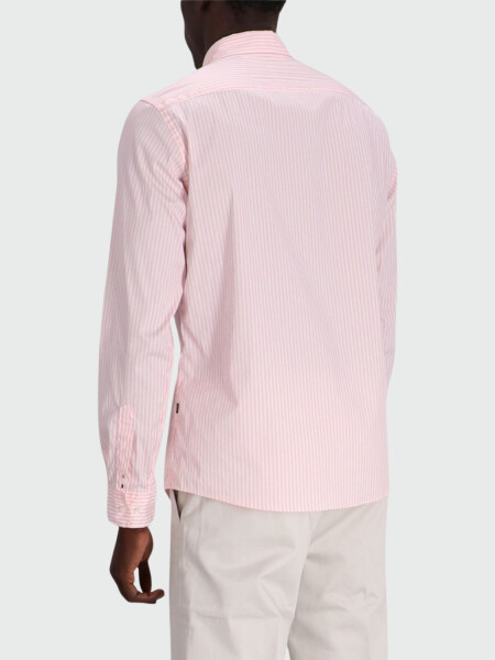 BOSS Black - Camisa Roan Slim Fit BOSS Black Hombre Rosado