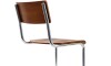 Silla de Comedor Metal Cromado - Impala Nogal