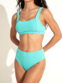 BIKINI TIRO ALTO ALFONSINA TURQUESA