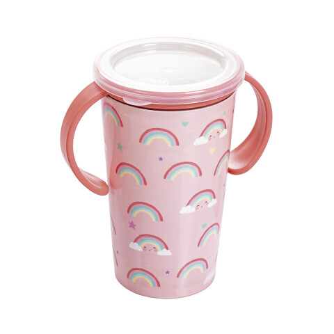 Vaso Mágico Entrenador Antiderrame 280 ml ARCOIRIS 1
