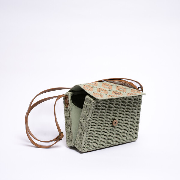 BANDOLERA MADEIRA VERDE BANDOLERA MADEIRA VERDE