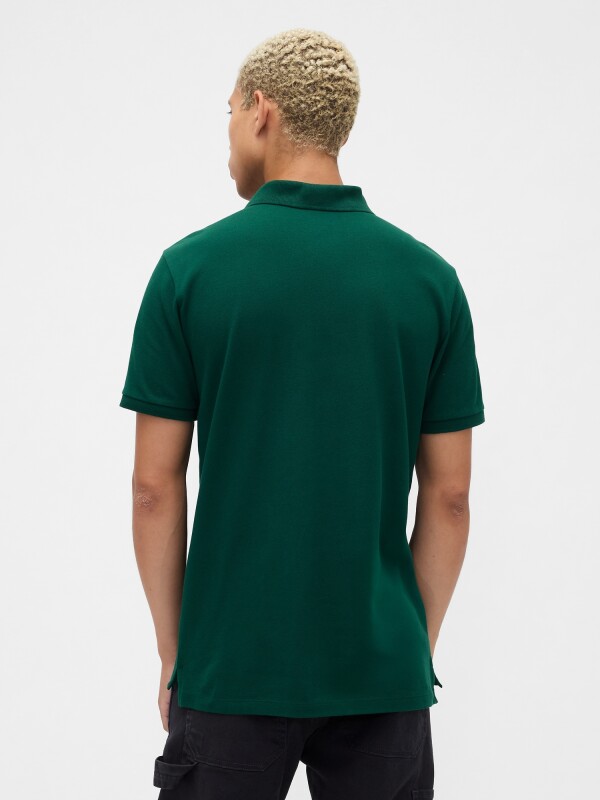 V-FRCH SS BRANNAN POLO EVERGREEN GLAMOUR