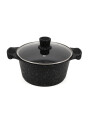 OLLA CON TAPA LINEA AVANOS NEGRO (V)
