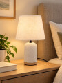 LAMPARA DE MESA COMBINADA BLANCO