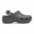 Crocs Classic Platform Buckle Clog Mujer Carbon