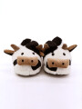 PANTUFLA DAMA VACA BLANCO