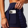Falda Con Malla Hot Shot Pleated Skirt Classic Mini Mujer Deep Navy