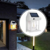 Foco Farol Solar Led Exterior Blanco Luz Cálida Foco Farol Solar Led Exterior Blanco Luz Cálida