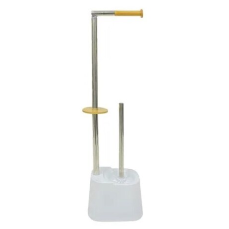 Porta Rollo y Cepillo de Baño 2 en 1 | Blanco Porta Rollo y Cepillo de Baño 2 en 1 | Blanco