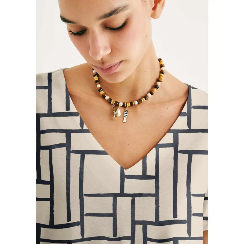 BLUSA MM FEM BEGE